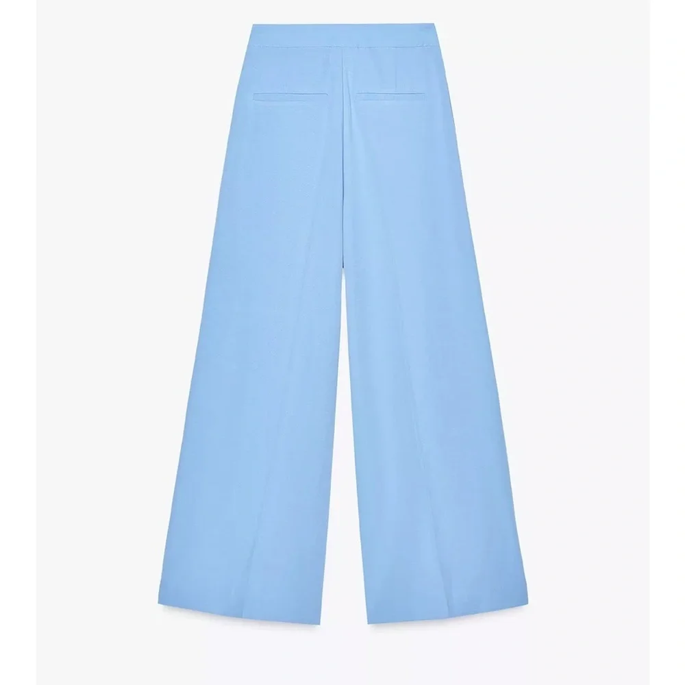 VIRAL ZARA ( TWO PIRCE SET ) INCLUDING  WIDE PANTS AND TOP SIZE S 🚨NO DISCOUNT